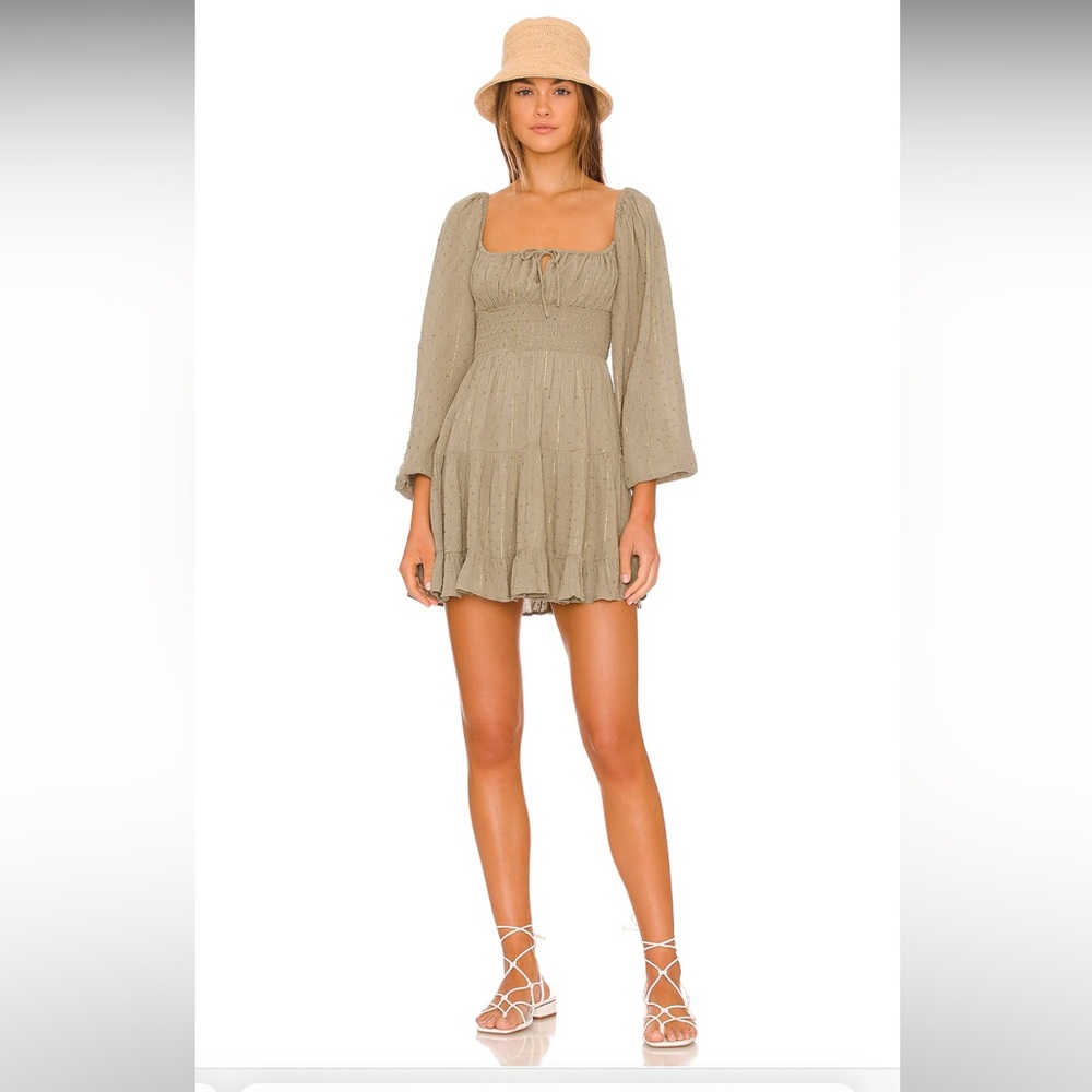 L*SPACE Cassidy dress in Eucalyptus